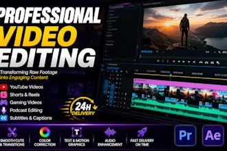 edit professional gaming videos for youtube, twitch