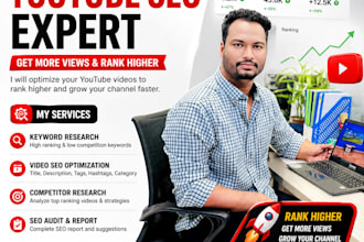 do youtube SEO, keyword research and video optimization