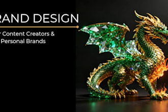 professional logo and brand identity design for content creators