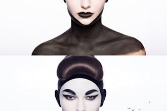 do professional beauty retouching and skin editing in photoshop