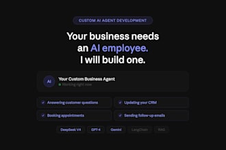 build a custom ai agent or gpt for your business