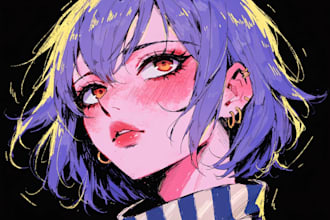 draw anime or manga style portrait