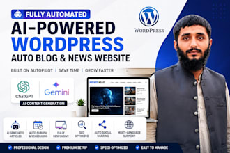 build an ai powered wordpress autoblog and automated news website