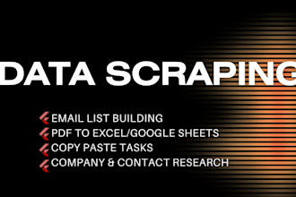 do web scraping, data mining, and data collection