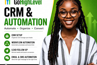 set up gohighlevel CRM and workflow automation