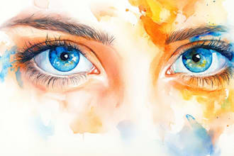draw a watercolor illustration