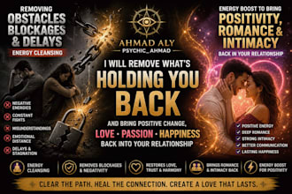 remove blockages and delays to restore positive energy