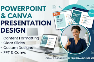 design powerpoint and canva presentations from your data