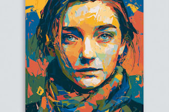 paint digital abstract art illustration