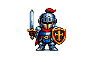create pixel art sprites and game assets for indie games