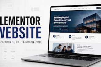 design and develop a professional wordpress elementor website