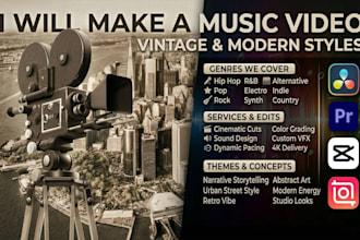 make a stunning music video