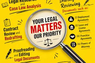 do contract reviewing and drafting