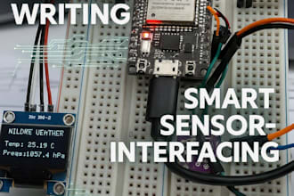 build your iot project using esp32 and smart sensors