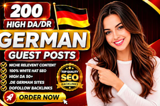 do german guest post and french guest post with dofollow seo backlinks