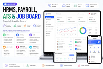 build a job board, hrms and payroll management system for your business