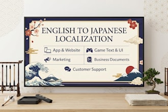 english to japanese localization natural and culturally accurate translation