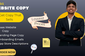 write clear, persuasive copy for your saas website
