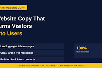 write clear, persuasive copy for your saas website