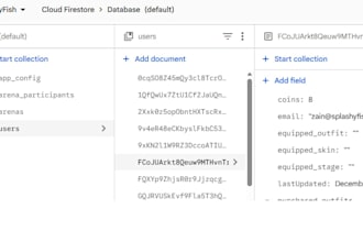 make a server for your game on firebase or supabase