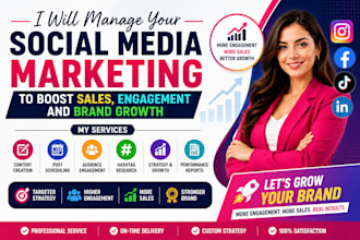 manage your social media marketing to boost sales engagement and brand growth