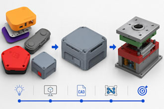 design mechanical design, plastic enclosures and injection molded products