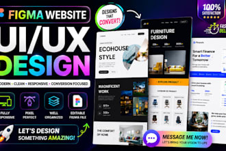 do figma website design, website UI UX design, UI UX design
