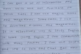 write anything with my beautiful handwriting