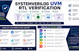 develop a systemverilog uvm testbench for your rtl design