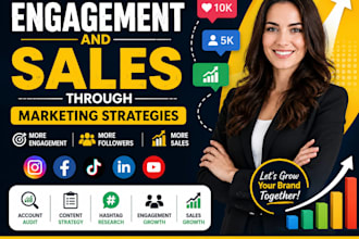 increase engagement and sales thgrough social medial marketing