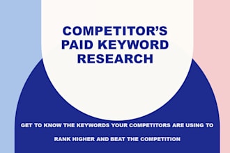 do paid keyword research of your competitor