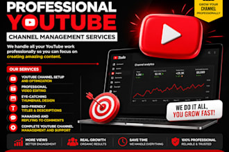 manage and grow your youtube channel professionally