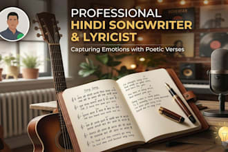 write beautiful hindi song lyrics for your music