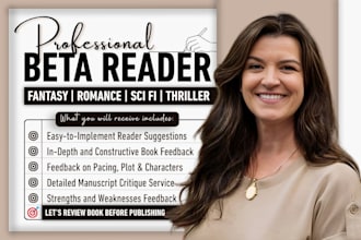 beta read romance beta reader fantasy thriller beta reader sci fi beta reader