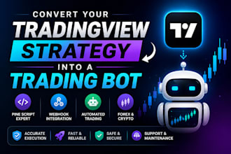 build a tradingview pine script strategy with webhook alerts