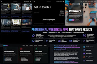 develop a responsive business website