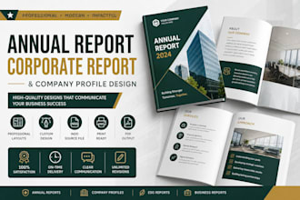 design professional annual report, esg report and corporate report in indesign