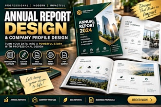 design professional annual report, esg report and corporate report in indesign