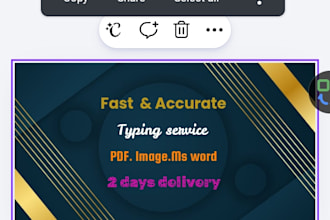 do fast typing, data entry and PDF to world conversion