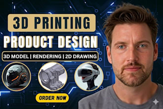 model, modify, edit, fix stl files and prepare stl files for 3d printing