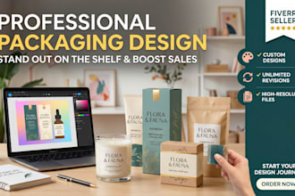 do product packaging design, box design, gift box