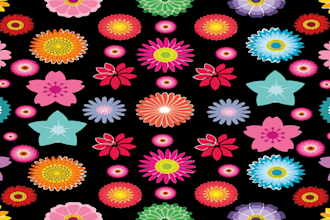 create seamless pattern designs for fabric, packaging print