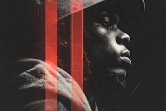 design pen and pixel 90s hip hop style cover art