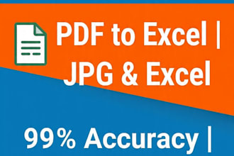 do accurate data entry in excel sheet within 24hours