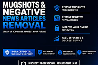remove mugshots and negative news articles form google search results