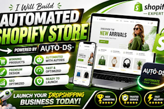 setup automated shopify dropshipping store with autods