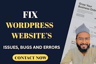 repair, troubleshoot and maintain your wordpress website