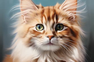 custom pet portrait, dog portrait, cat portrait