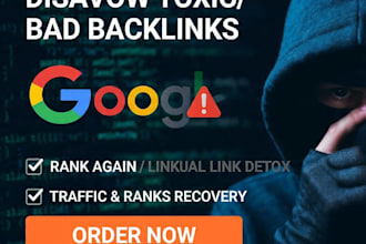 create google file to remove bad backlinks