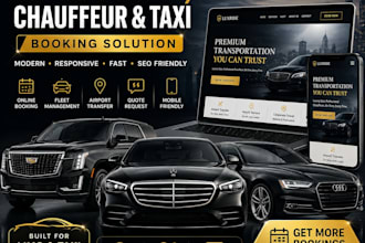 build a chauffeur limousine and taxi booking website